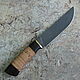 Knife 'Taj-2' pchak h12mf birch bark hornbeam. Knives. Artesaos e Fortuna. Online shopping on My Livemaster.  Фото №2