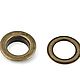 Grommets large diameter 1,4 cm, color bronze, Accessories for bags, Moscow,  Фото №1