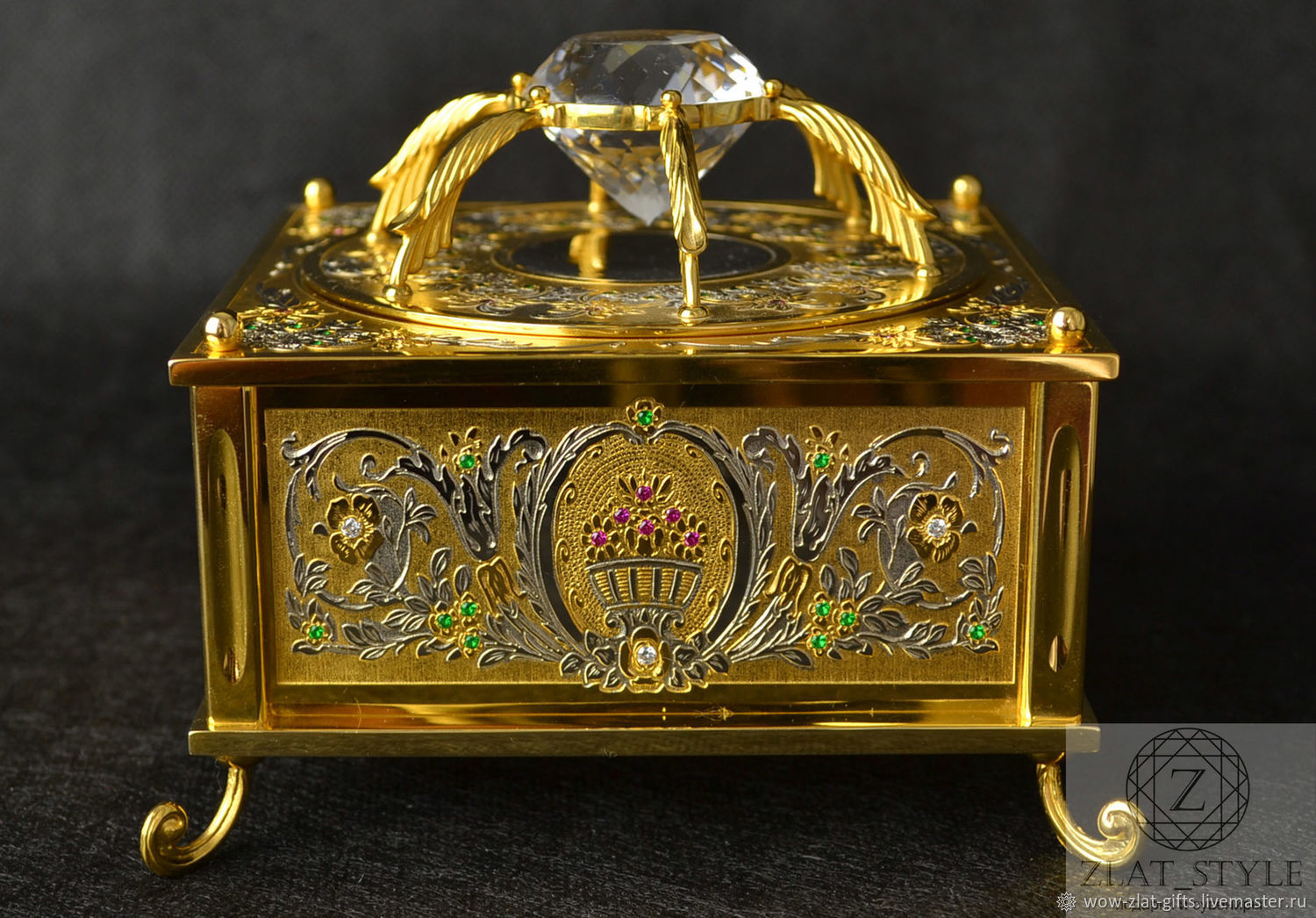 Jewelry box With stone, Year of the Tiger, Chrysostom,  Фото №1