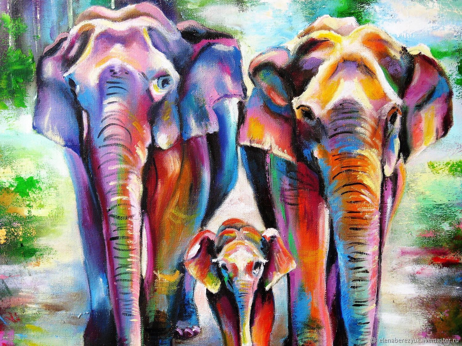 Elephans Landscape Oil Painting On Canvas Tropical Animal Painting   32ed5d8153e320b5a9dd5f890dzv  Paintings Panels Elephans Landscape Oil Painting On Canvas Tr 