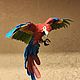 Miniature ' Macaw', Miniature figurines, Moscow,  Фото №1