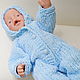 Blue jumpsuit with hood. Clothes for dolls. Милые вещи для кукол. Online shopping on My Livemaster.  Фото №2