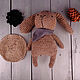 Заяц "Ворчун". Мягкие игрушки. Woolenfriend. Ярмарка Мастеров.  Фото №6