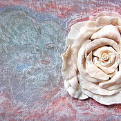 Картины и панно handmade. Livemaster - original item Объемная картина " Грезы нежной розы ". Handmade.