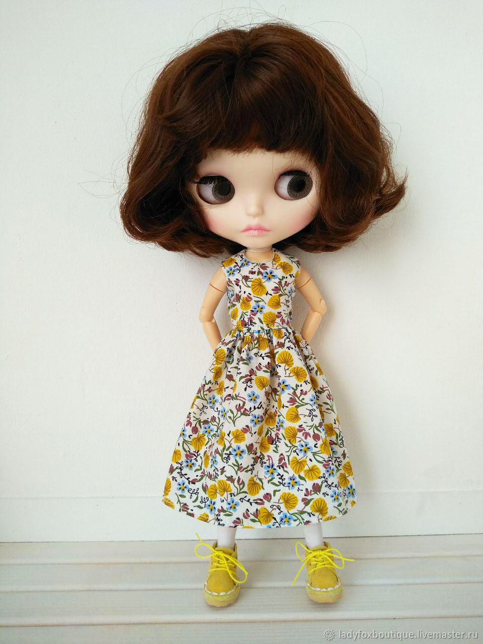Выкройка платья для куклы Блайз в интернет-магазине на Ярмарке Мастеров. 