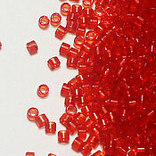 Материалы для творчества handmade. Livemaster - original item Beads Miyuki delica DB 704 Japanese beads Miyuki delica 5 grams red. Handmade.