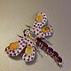 Order Fire Dragonfly brooch with opals and rubies. SELENA. Livemaster. . Brooches Фото №3