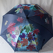 Аксессуары handmade. Livemaster - original item Umbrella cane painted 