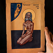 Картины и панно handmade. Livemaster - original item Icon of St. Basil the Blessed of Moscow. Handmade.
