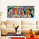 Africa picture. Africans - abstract painting with mosaic. Pictures. House of the Sun (irina-bast). My Livemaster. Фото №4