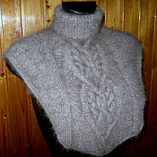 Аксессуары handmade. Livemaster - original item Women`s knitted dickey Arans. Handmade.
