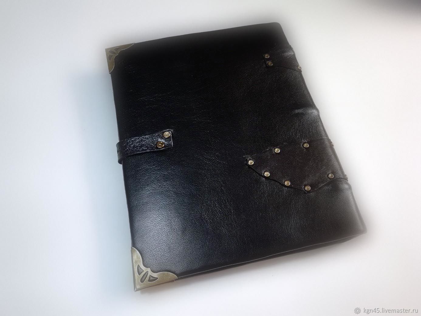Блокнот с кожаной обложкой в стиле "Ведьмак". Ручная работа – заказать ...