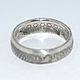 Ring from the US 25 cent coin of 1909, 900 silver. Rings. Coin Ring Workshop. My Livemaster. Фото №5