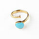 Ring track with cubic zirconia, gold ring with cubic zirconia. Rings. Irina Moro. My Livemaster. Фото №10