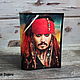 Leather passport cover 'Pirates of the Caribbean' Depp. Passport cover. HappyFingers Movie store (happyfingers). Online shopping on My Livemaster.  Фото №2