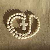 Фен-шуй и эзотерика handmade. Livemaster - original item Orthodox rosary beads 50 beads by 10mm. Ivory.. Handmade.