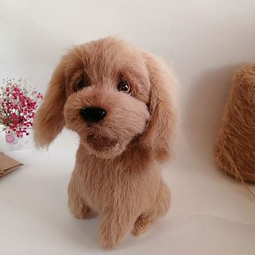Куклы и игрушки ручной работы. Ярмарка Мастеров - ручная работа Амигуруми куклы и игрушки: Спаниелька Эльза. Handmade.