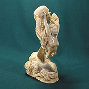 Для дома и интерьера handmade. Livemaster - original item Alkonost. The sculpture is carved from bone. Handmade.