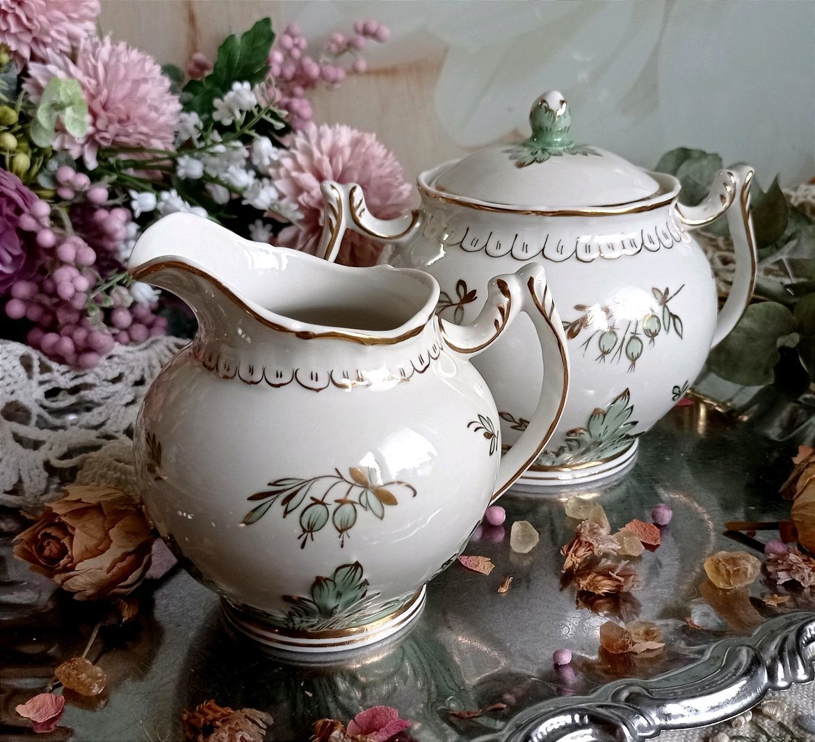 Винтаж: Предметы сервировки. "Барбарис". Вербилки. 40-е годы СССР ...