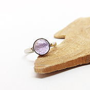Украшения handmade. Livemaster - original item 16 R. Lavender Amethyst ring (la16). Handmade.