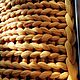 Толстый плед из шерсти мериноса "Горчица". Пледы. KnitoMania. Интернет-магазин Ярмарка Мастеров.  Фото №2