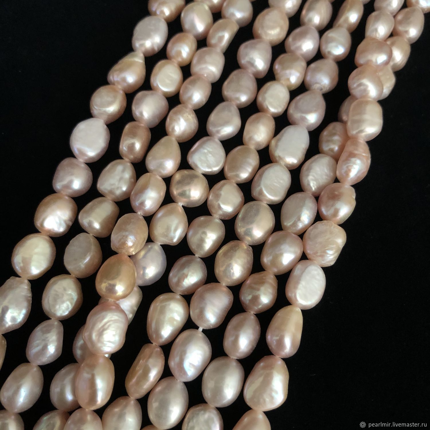 Жемчуг барочный (32) сиреневый, размер 8 мм купить в интернет-магазине ...