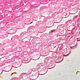 Round Beads 45 pcs 4mm Pink Craquelure. Beads1. agraf. My Livemaster. Фото №4