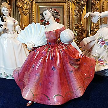 Винтаж ручной работы. Ярмарка Мастеров - ручная работа Винтаж: Royal Doulton.Первый вальс.Статуэтка.Фарфор.Англия. Handmade.