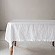 Order WHITE LINEN tablecloth - table linen made of softened linen. Mam Decor (  Dmitriy & Irina ). Livemaster. . Tablecloths Фото №3