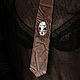 Order 3D bow Tie made of genuine leather 'the Mask of Pierrot'. newandw. Livemaster. . Ties Фото №3