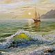 Oil painting "Sea song",landscape, Pictures, Ozery,  Фото №1