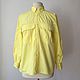 Винтаж: Лимонная рубашка CACHAREL, 1980-e годы, Блузки винтажные, Амстердам,  Фото №1