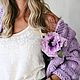 Cardigan female knitted handmade Lavender. Cardigans. Sviteroff. My Livemaster. Фото №5