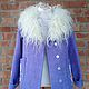 Order The jacket is felted : ' Purple fantasy'. tonkorunochka (tonkorunochka). Livemaster. . Outerwear Jackets Фото №3