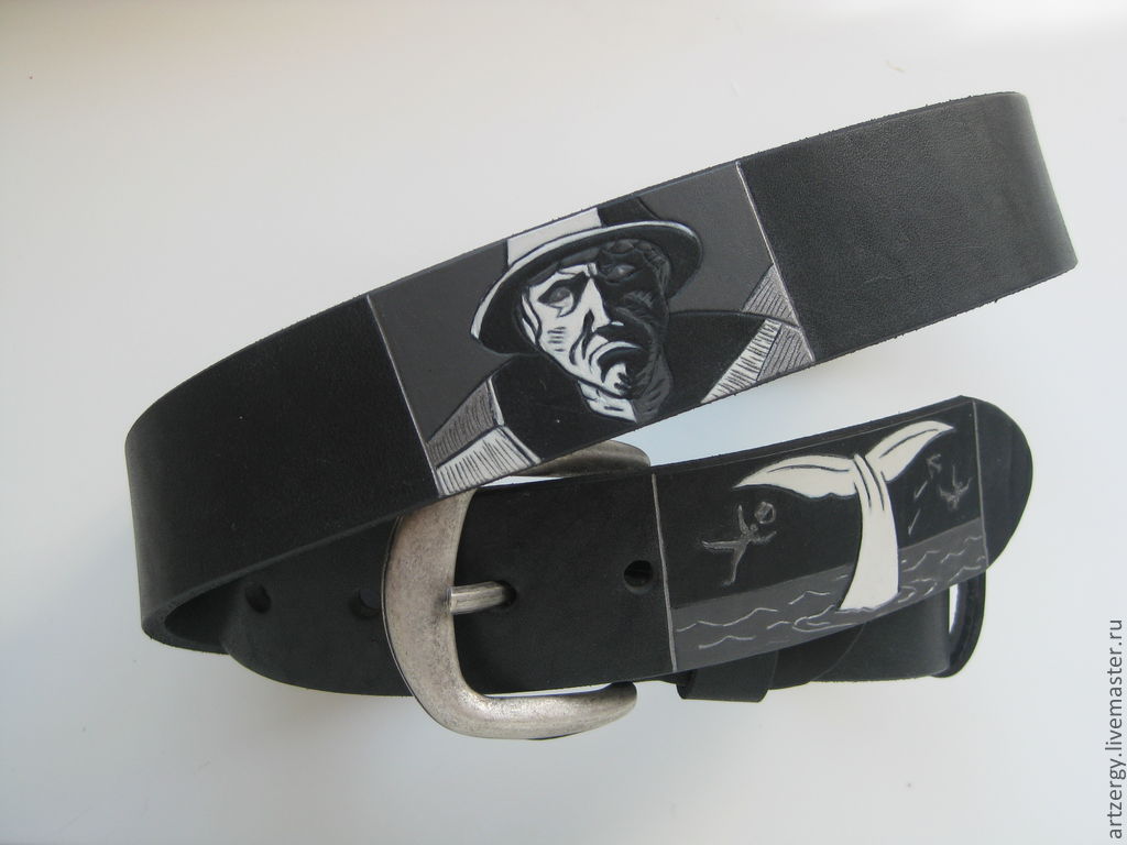 strap leather 'Moby dick', Straps, Moscow,  Фото №1