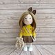 Текстильная кукла с дополнительной одеждой. Тыквоголовка. Vera's dolls. Ярмарка Мастеров.  Фото №6