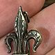 Заказать Винтаж: Антикварная мини брошь « Fleurs de lys », XIX век, Франция. Brocante chez Alla. Ярмарка Мастеров. . Броши винтажные Фото №3