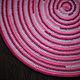The round knitted rug for the bathroom of the p/e cord Peach. Carpets. Ira Pugach (pompon). My Livemaster. Фото №5