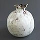 A vase in the loft style 'White garnet'. Vases. Owlclay. Online shopping on My Livemaster.  Фото №2