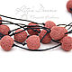 Coral red beads with volcanic lava on waxed cord necklace. Necklace. Ritasdreams (ritasdreams). My Livemaster. Фото №6