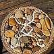 Каменный рунный ковер Удача, массажный коврик из морской гальки, Ковры для дома, Нижний Новгород,  Фото №1