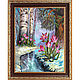 Oil painting ' snowdrops-primroses'. Pictures. 'ZOLOTAYa PALITRA' hudozhnik A. Shirshov (shirshovart). Интернет-магазин Ярмарка Мастеров.  Фото №2