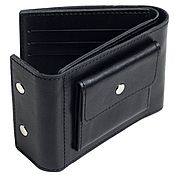 Сумки и аксессуары handmade. Livemaster - original item Travel genuine leather wallet (black). Handmade.