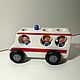 Wooden Ambulance car. Rolling Toys. Shop Grizunok teether. Online shopping on My Livemaster.  Фото №2