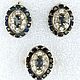 Silver Set with Sapphires, Earrings and Ring, Vietnam, Vintage jewelry sets, Moscow,  Фото №1