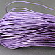 Шнур вощеный хлопок
Шнур плетеный из хлопка сиреневого цвета с восковой пропиткой диаметром 1 мм и длиной 10 метров для сборки украшений