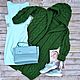 cardigans: Women's knitted cardigan with a hood in green color. Cardigans. Kardigan - женский вязаный свитер кардиган оверсайз. My Livemaster. Фото №6