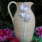 Ceramic pea pod pendant