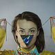Подвеска " Горы Три Звезды ", синяя подвеска, колье с горами, Колье, Санкт-Петербург,  Фото №1