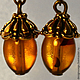 Amber earrings. Earrings. martynko (designvsego). Online shopping on My Livemaster.  Фото №2